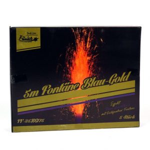 Funke 5m Fontäne Blau-Gold