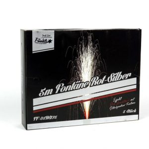 Funke 5m Fontäne Rot-Silber