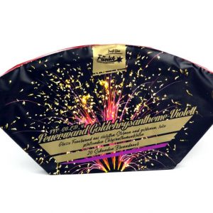 Funke Feuerwand Goldchrysanthemen Violett